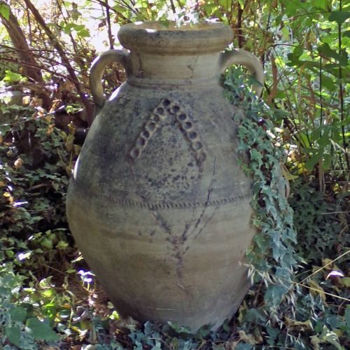 Authentique jarre ancienne en terre cuite pleine de caractère - Atelier Alain BIDAL (Provence)