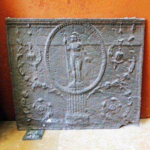 Plaque décorative cheminée - Minerve