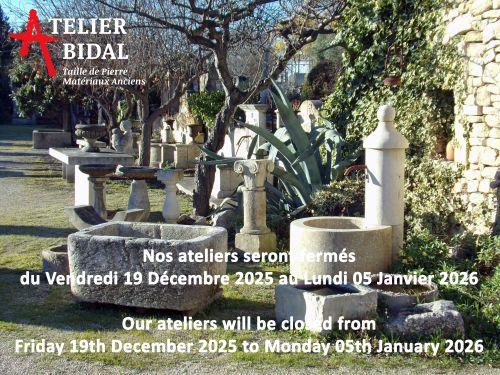 The Antique Materials Alain Bidal ǀ End of year closing dates 2025