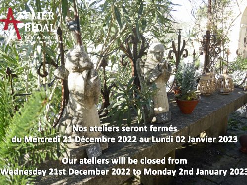 Les Matériaux Anciens Alain Bidal ǀ Dates de fermeture de fin d'année 2022