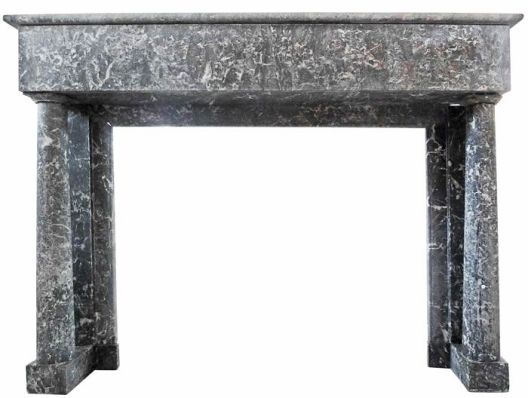 Superbe cheminée marbre brèche - une cheminée ancienne de type Directoire.