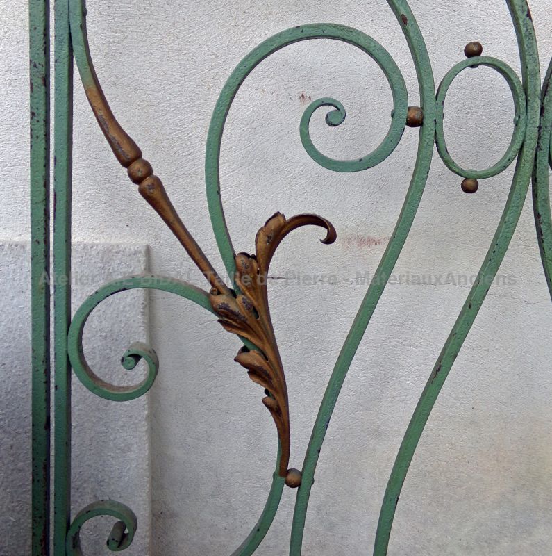 Grilles d’intérieur en fer forgé datant des années 1940-1950 - Atelier Alain BIDAL (Provence)