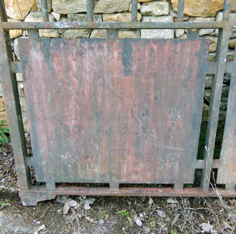 Large antique gate for property entrance - 4m gate - Atelier Alain BIDAL (Provence)