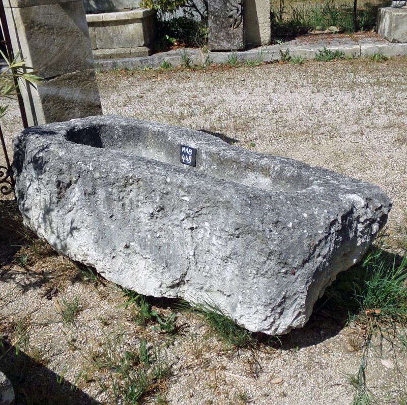 Stone planter for garden or terrace for sale in Provence at Alain BIDAL