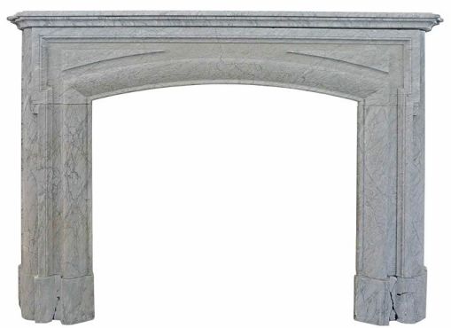 Cheminée marbre gris - cheminée 19ème.