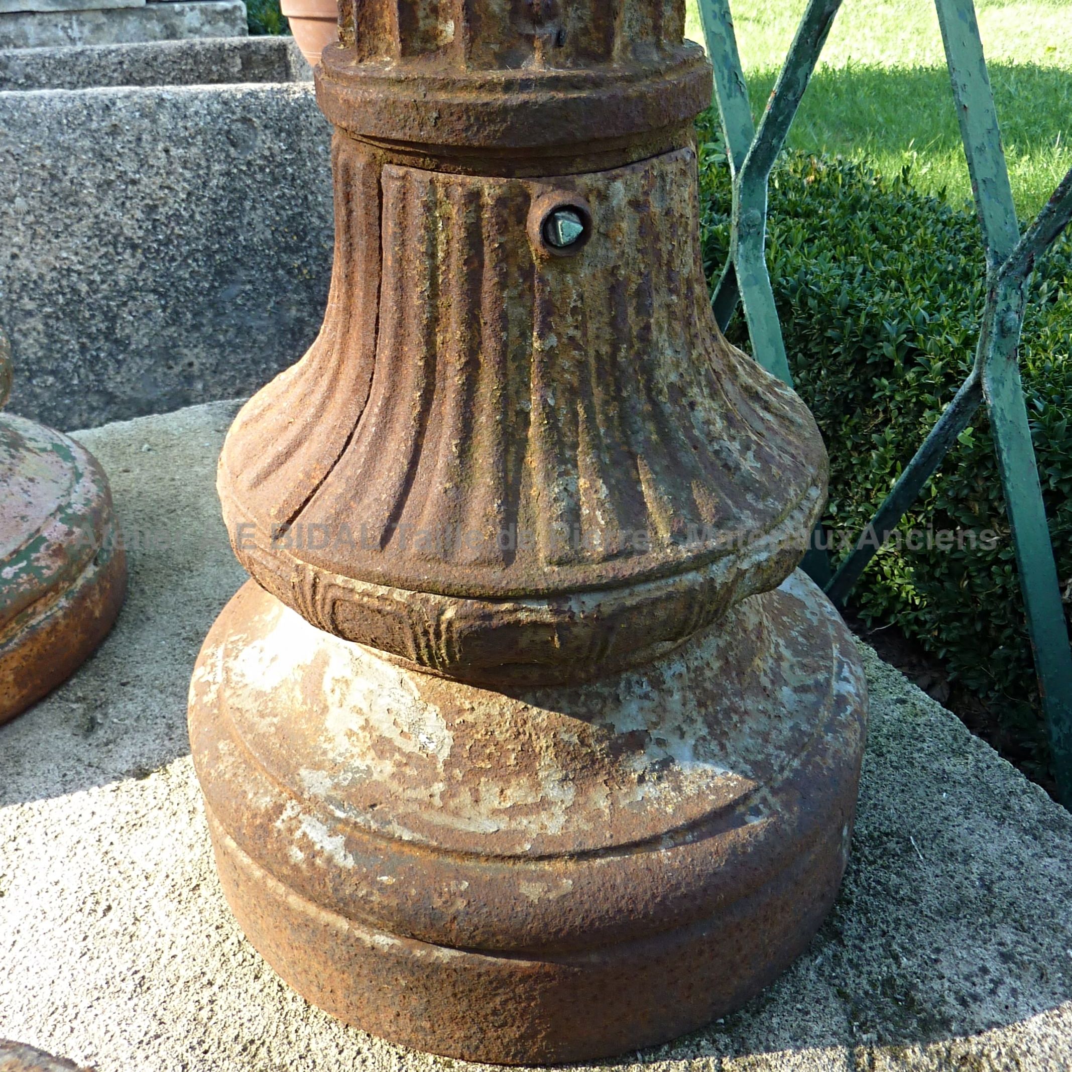 Foot of an old pillar - Doric column made of old materials.