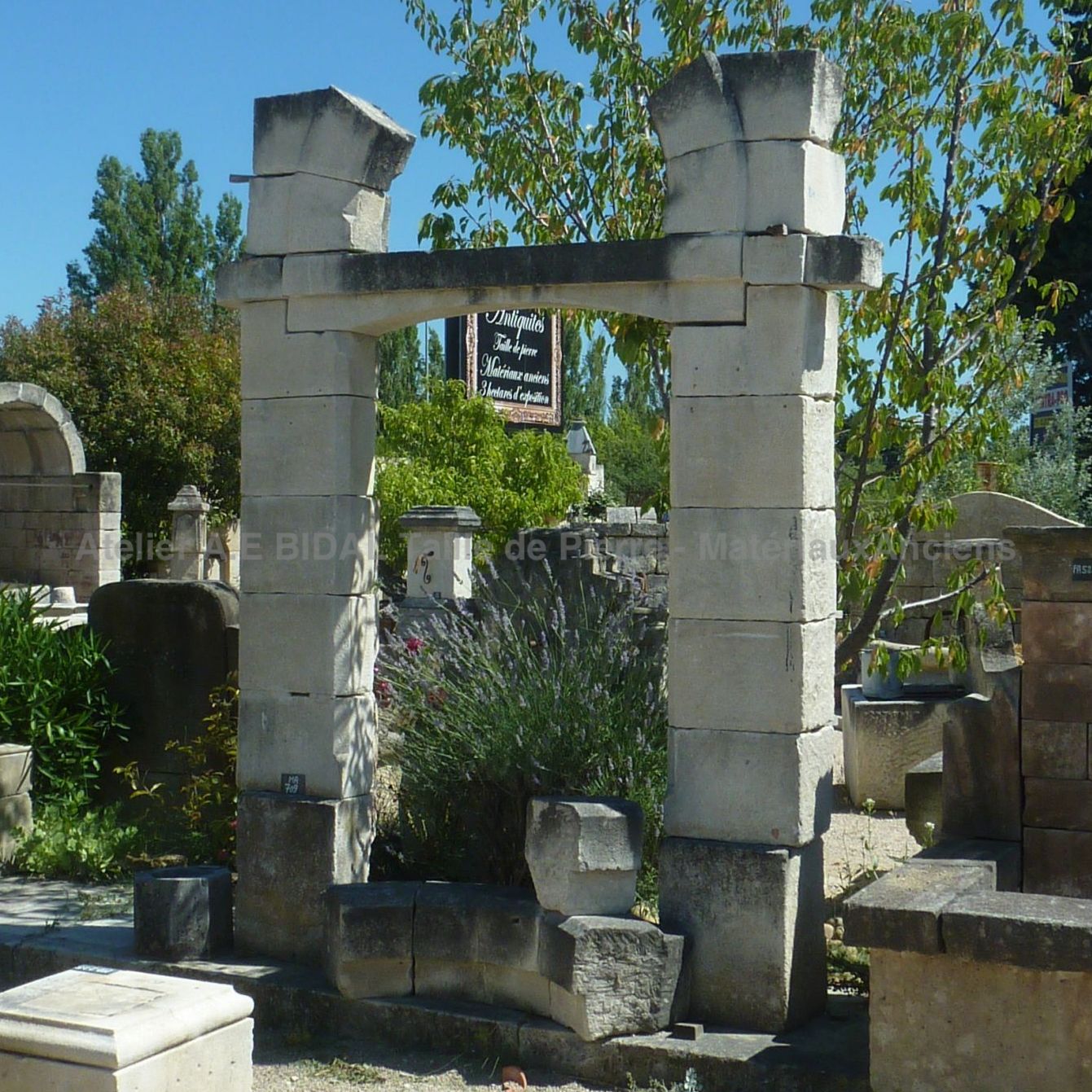 Old door frame - large door frame.