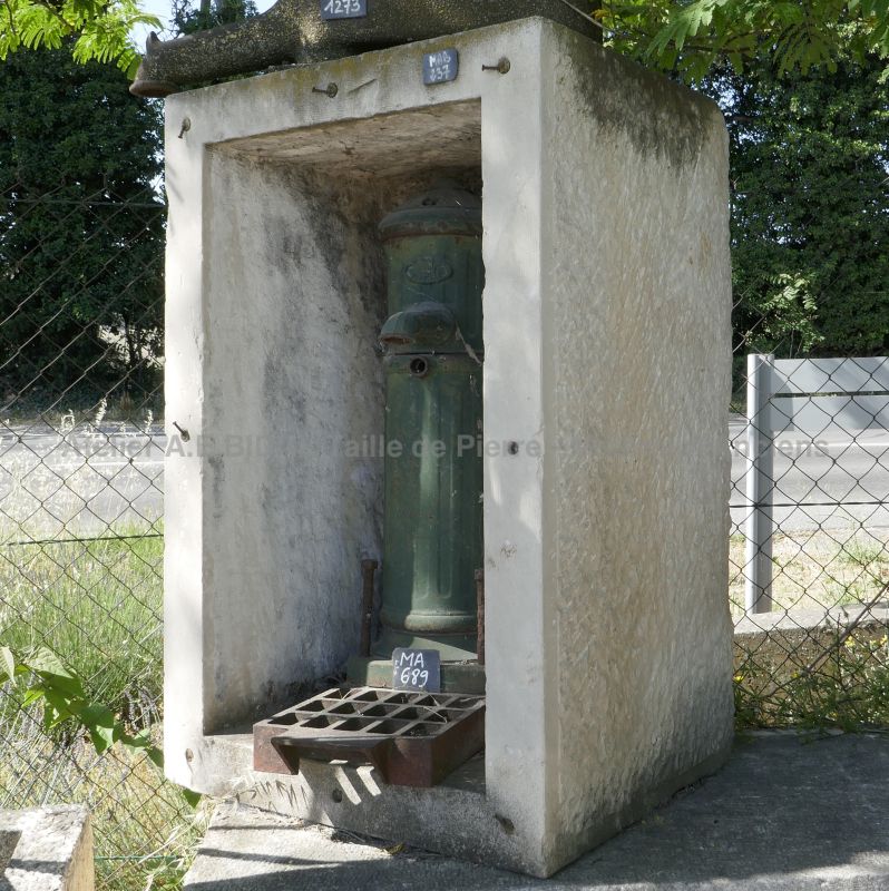 Old stone basin that can become a base basin for a stone fountain