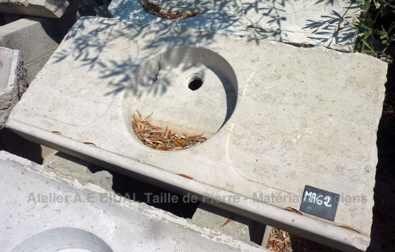 Évier ancien avec ses égouttoirs - évier ancien cuisine/salle de bain.
