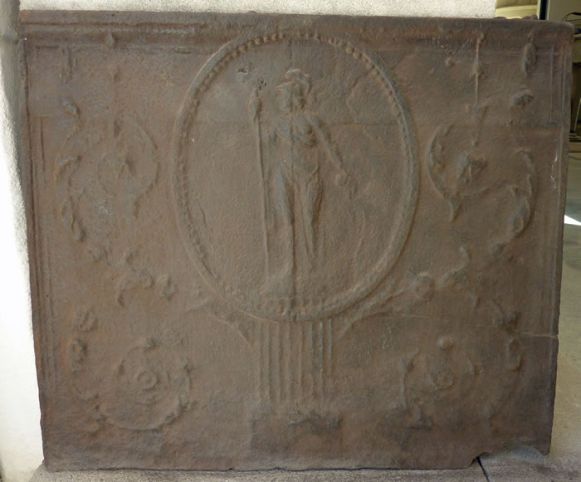 Plaque décorative cheminée - Minerve