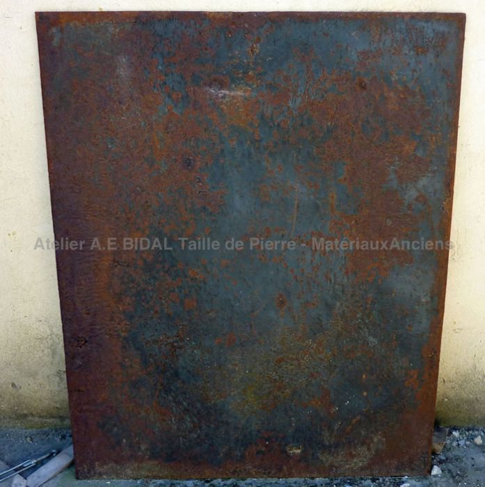 Plaque de fonte lisse ** VENDUE