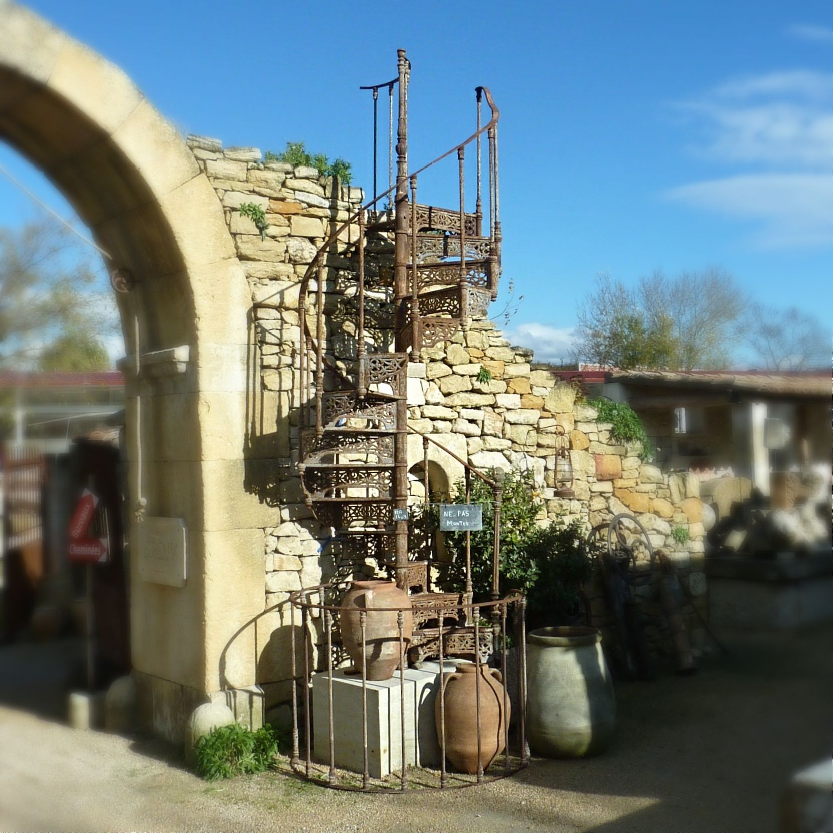 Escalier Colimacon Ancien Occasion