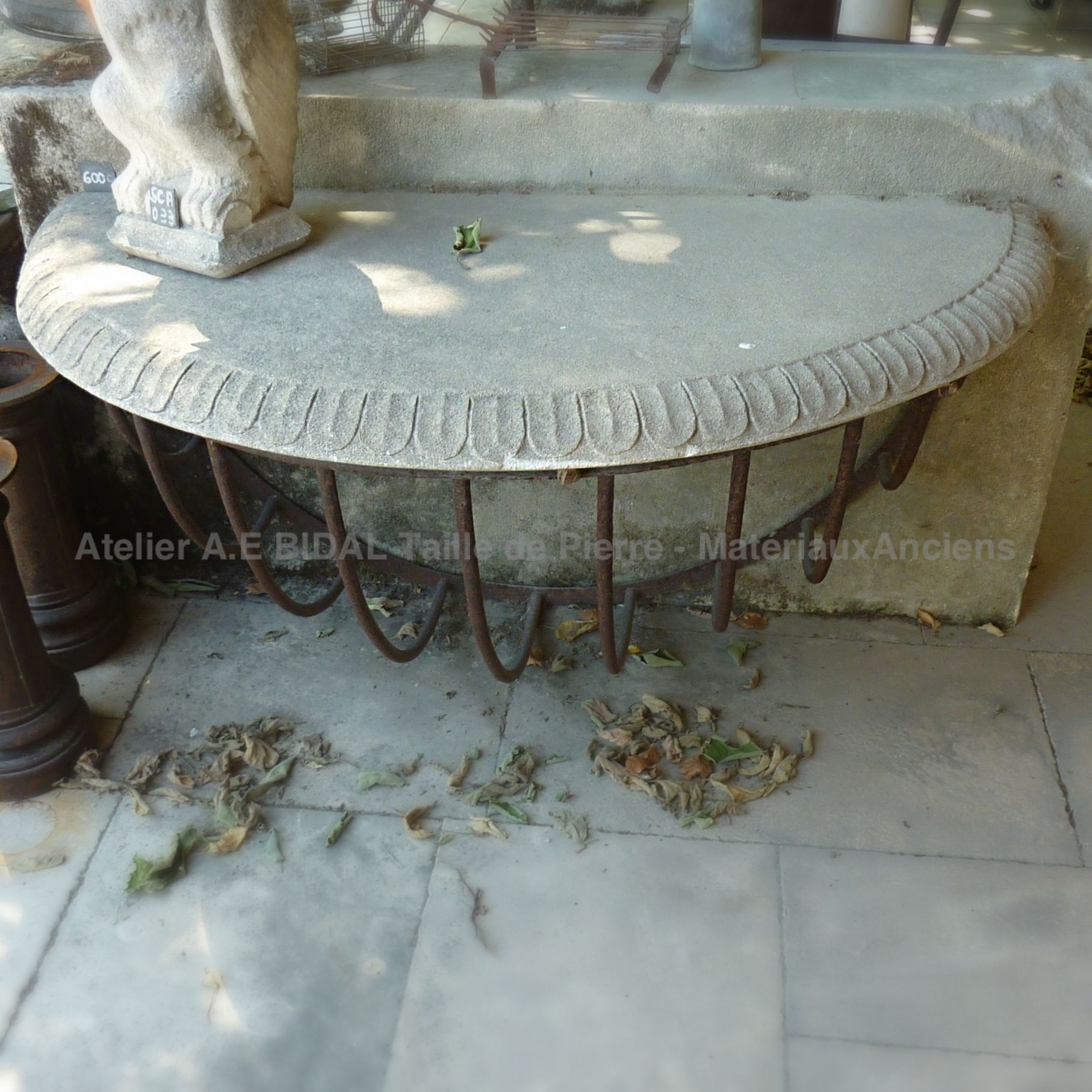 Console polyvalente en matériaux anciens - de nos ateliers de Provence