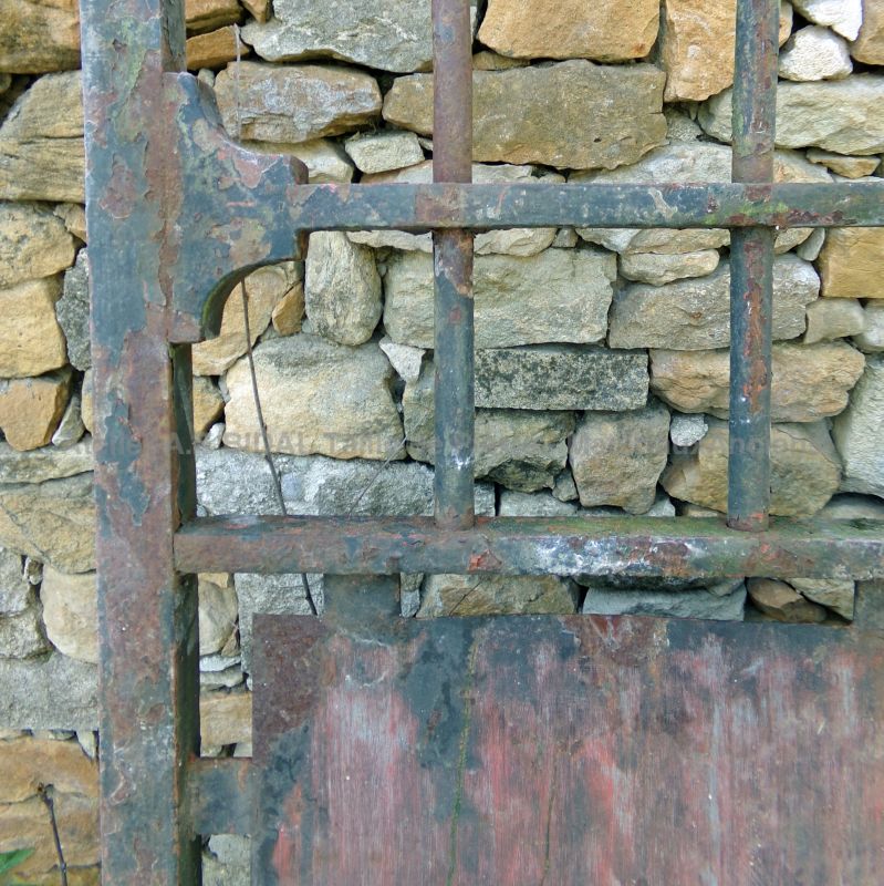 Antique wrought iron gate, 4m long, ideal for a characterful house - Atelier Alain BIDAL (Provence)