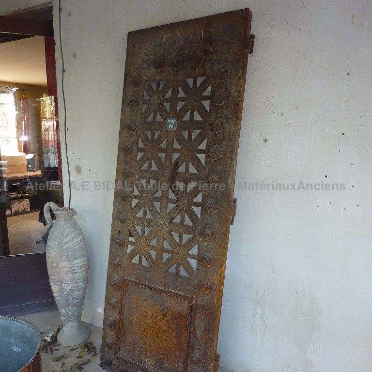 Beautiful old door in an old chapel door style.