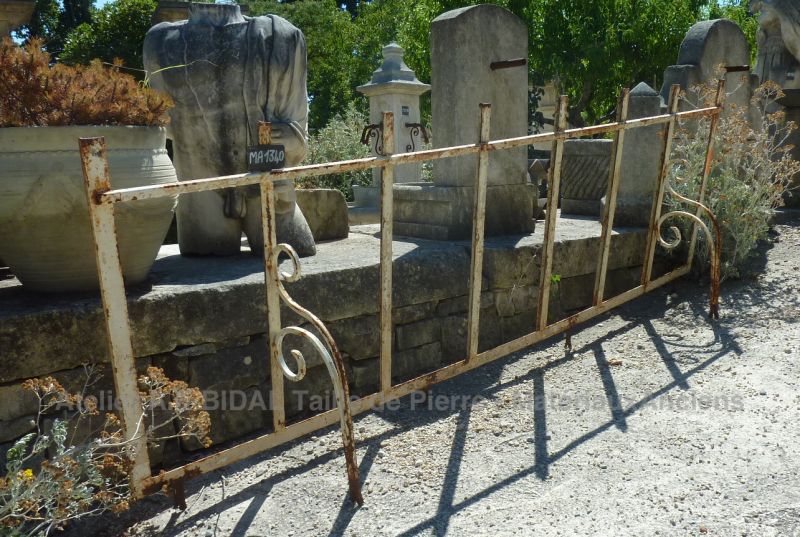 Marquise made of wrought iron with scrolls - beautiful architectural element.