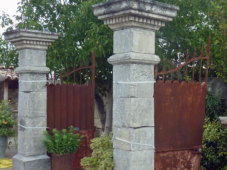 Antique pillars & columns