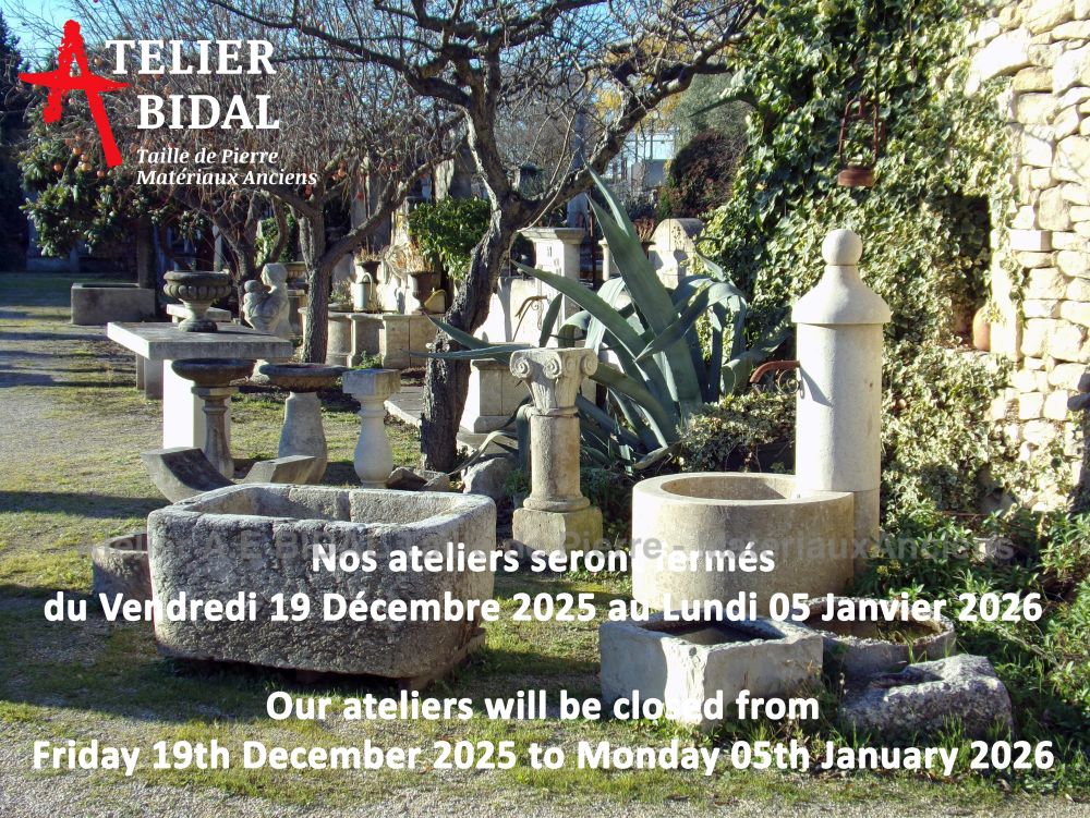 The Antique Materials Alain Bidal ǀ End of year closing dates 2025