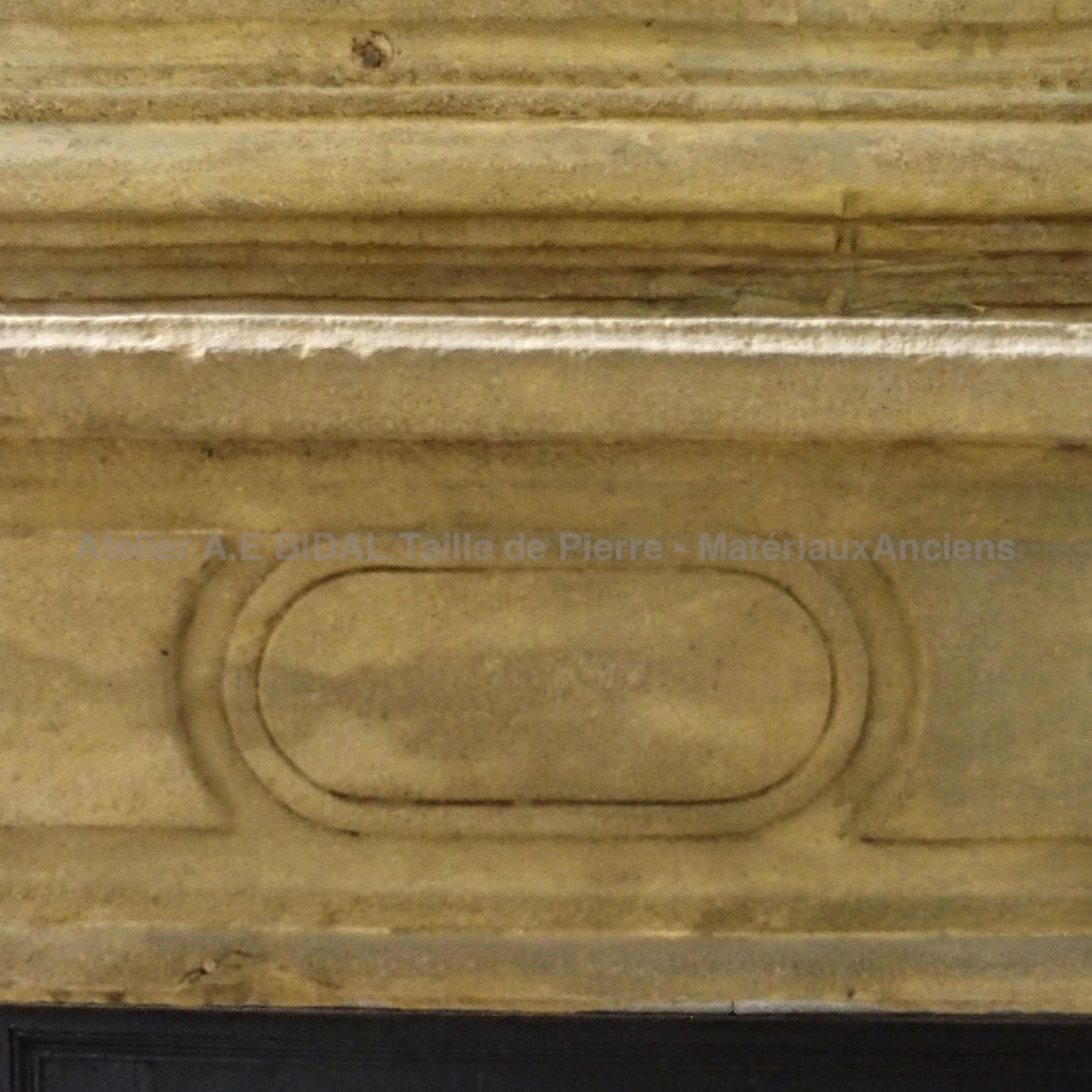 Fireplace with overmantle whose previous owner had placed in a mansion in Beaune,