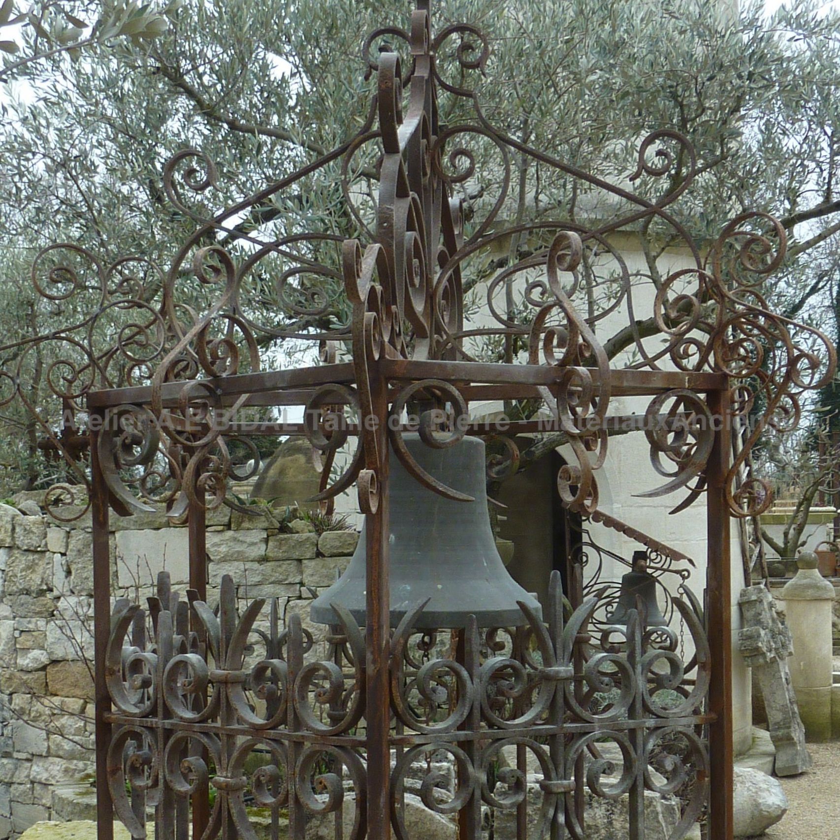 Cloches De Pêche Anciennes En Laiton - Objet De Métier - France XXème
