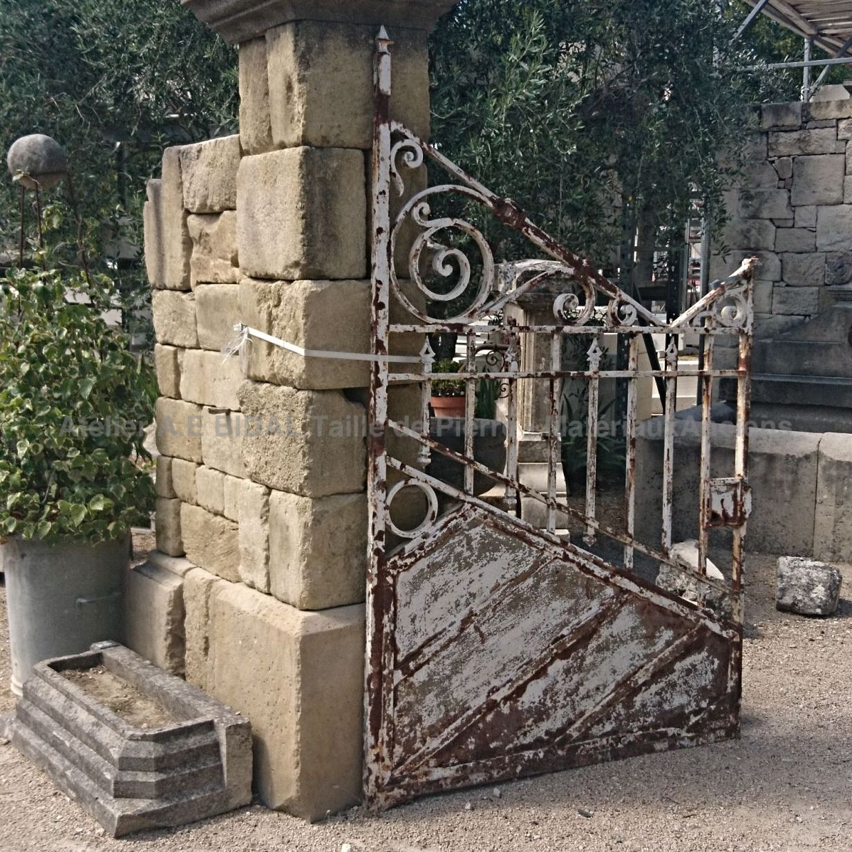 Nice gates for house top