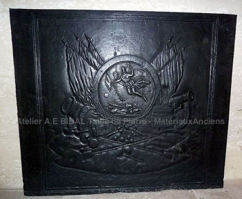 fireplace for insert in natural stone, Louis XV Style ( New edition)