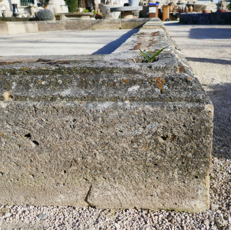 Beautiful outdoor basin for a unique garden decoration | Stone basin for sale in Provence at Alain BIDAL.