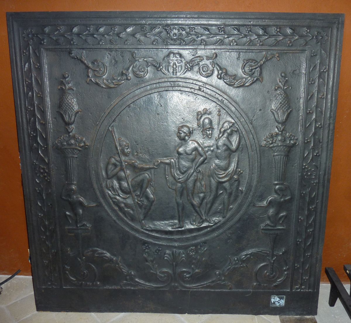 Plaque Fermeture Cheminée Ancienne