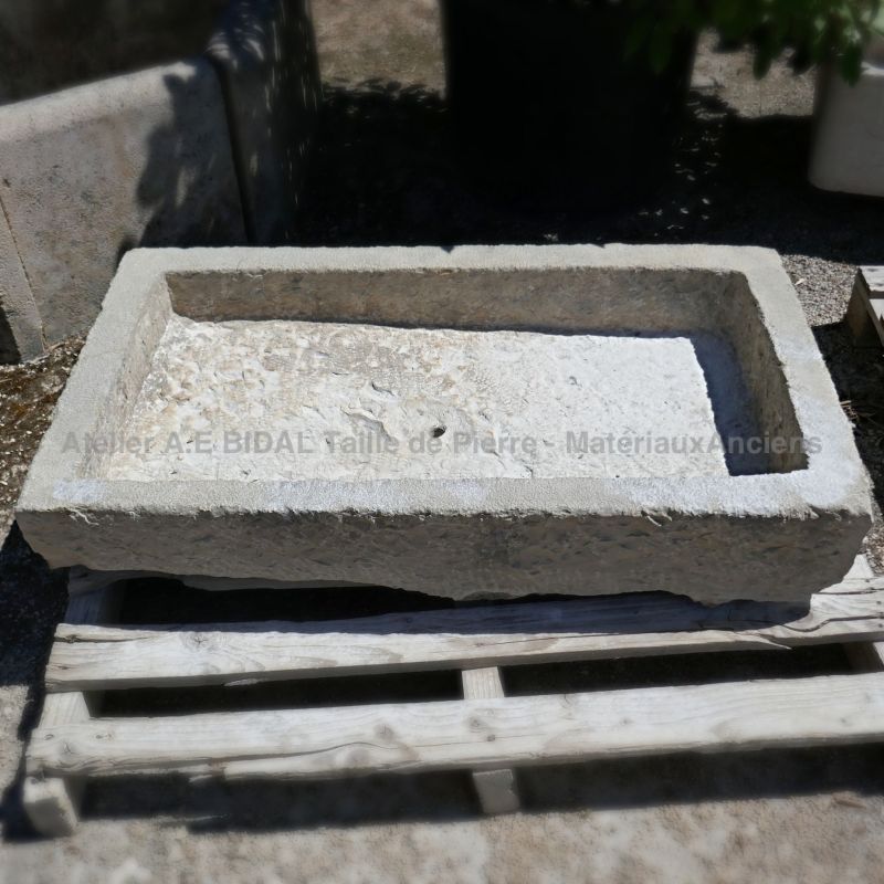 Antique stone sink for a rustic outdoor design | Provencal sink in stone