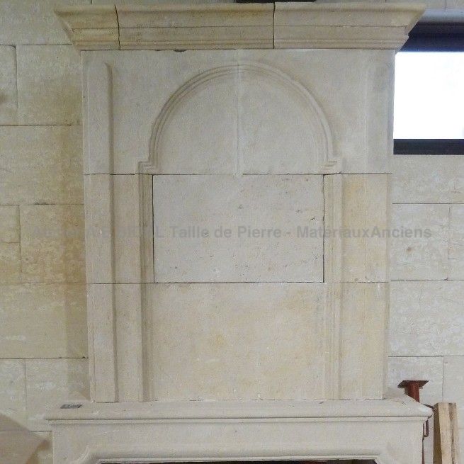 Superb old fireplace - fireplace with overmantle.