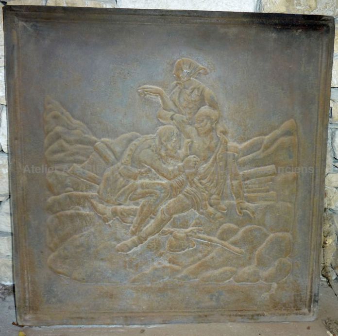 fireplace Louis XVI in Provence natural stone