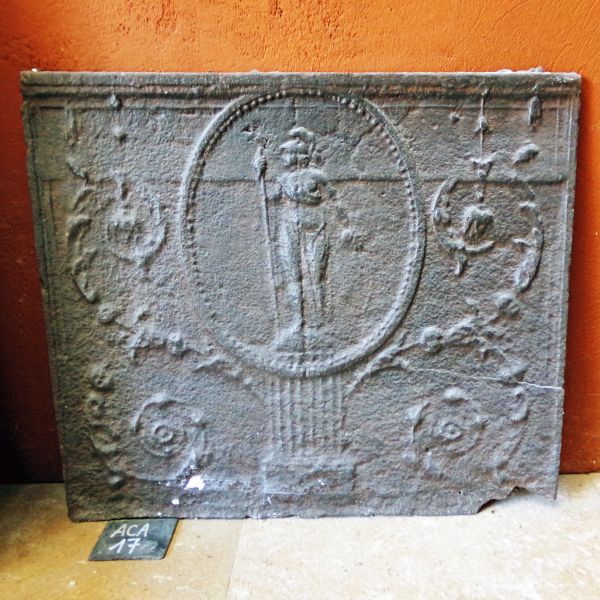 Plaque décorative cheminée - Minerve