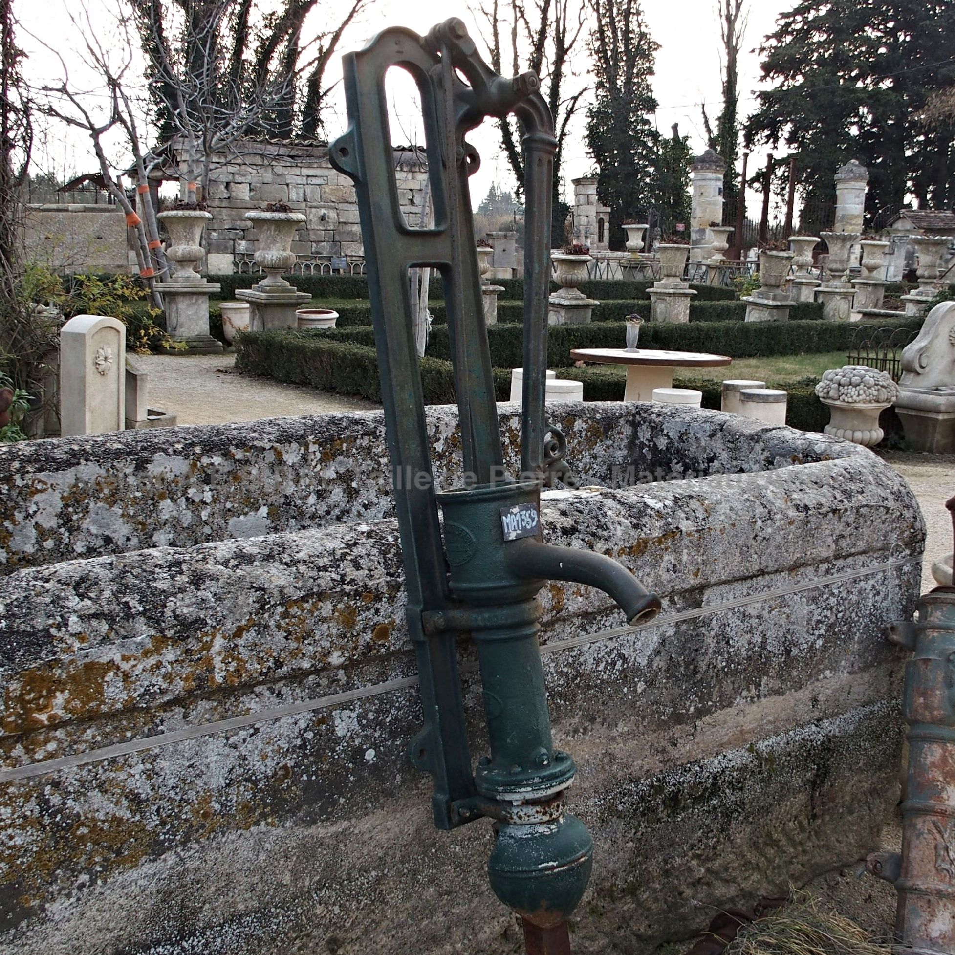 Beautiful large hand pump - beautiful old type of water pump.