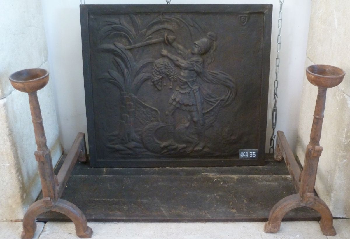 Antique accessories for fireplaces