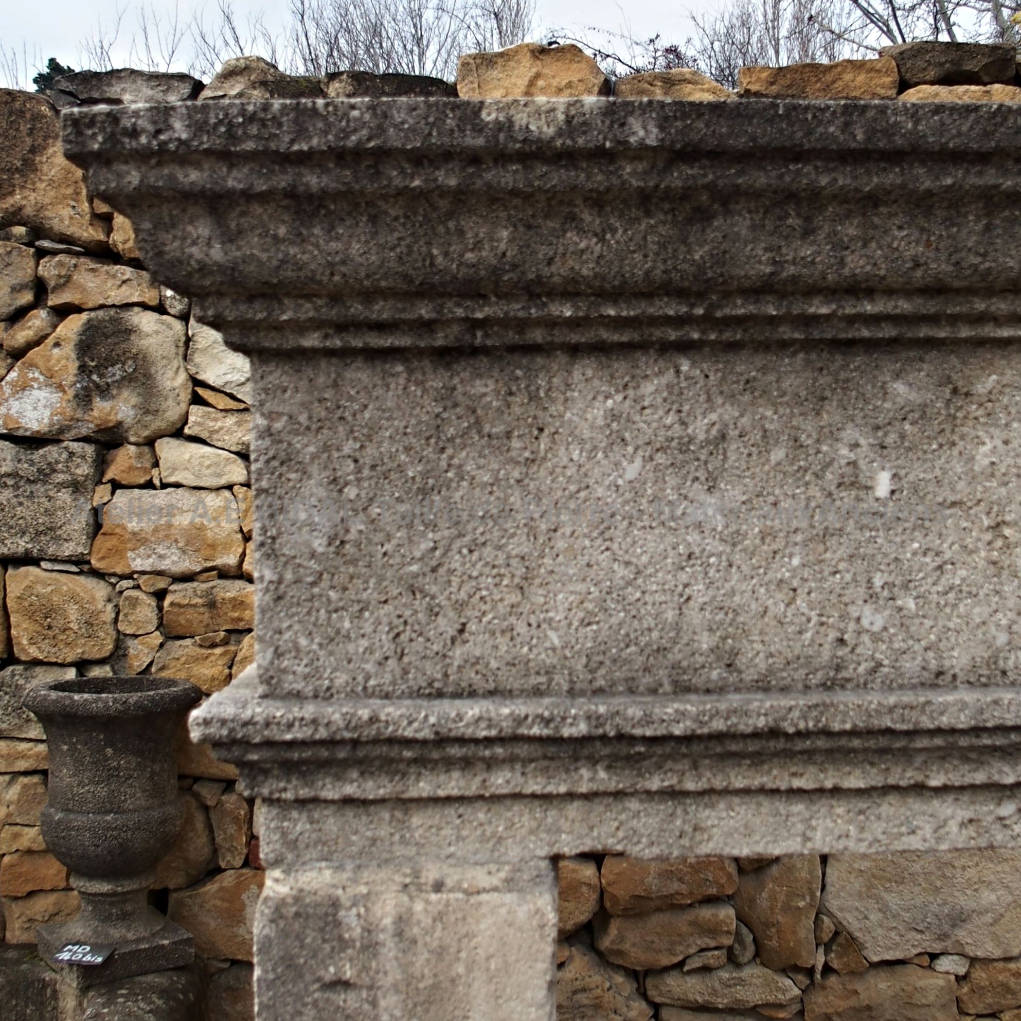 Louis 14 Fireplace-1old stone fireplace ideal to decorate an old house.