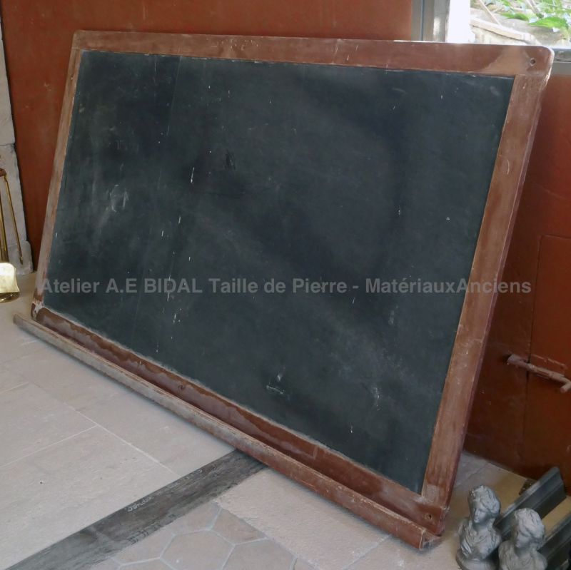 Grand tableau ancien en ardoise par Les Matériaux Anciens en Provence Alain BIDAL