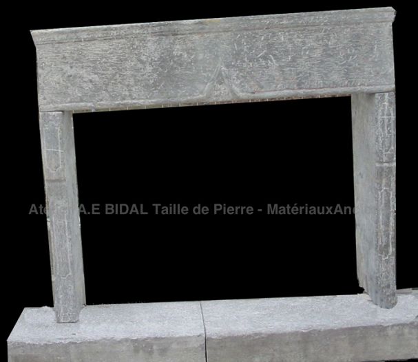 Cheminée ancienne rustique en grès ** VENDUE