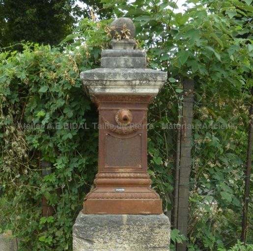 Old cast iron water point - old materials.