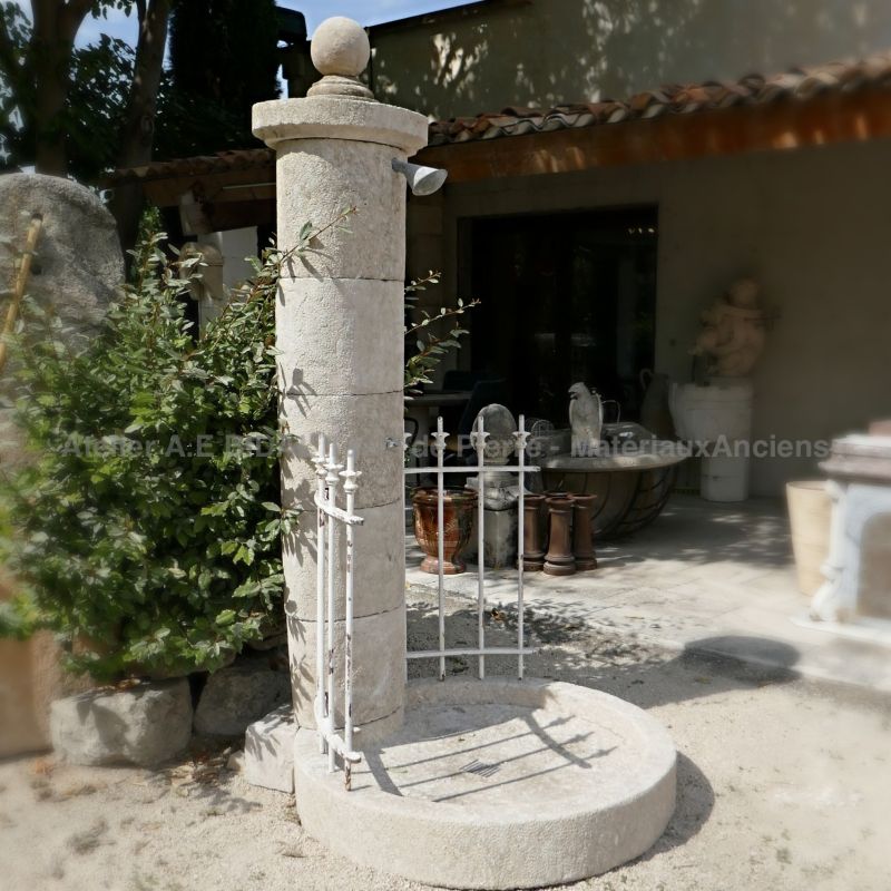Garden shower on sale at Atelier Bidal in Provence.